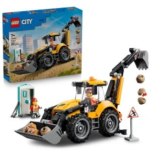 LEGO® City 60480 Rumeni nakladalnik z bagrom