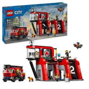 LEGO® City 60414 Gasilska postaja z gasilskim vozilom