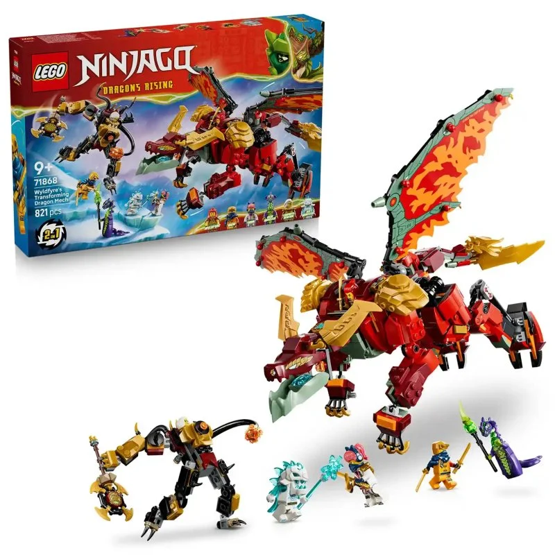 NINJAGO® 71868 Wyldfyre in preobrazljivi zmajski oklep