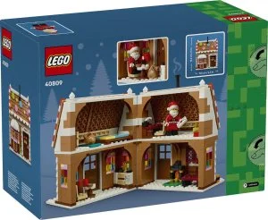 LEGO® 40809 Božična hišica iz medenjakov, božično darilo za otroke