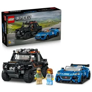 LEGO® Speed Champions 77264 Jaguar Project 7 in Land Rover Defender