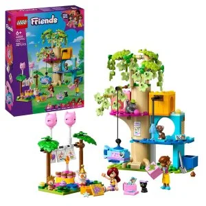 LEGO® Friends 42666 Mačje rojstnodnevno praznovanje in hišica na drevesu