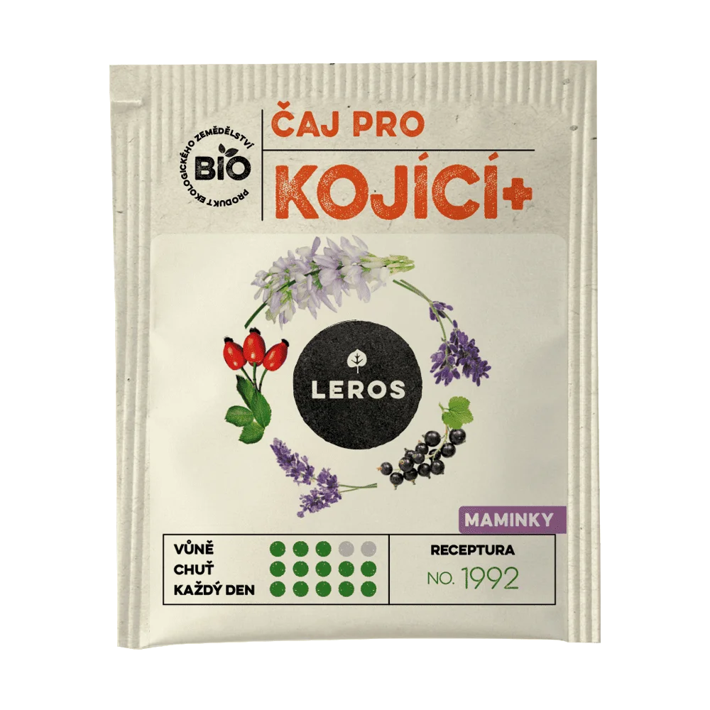 LEROS Čaj za doječe matere BIO - filtrske vrečke (20 x 2 g) - podpora nastajanja materinega mleka