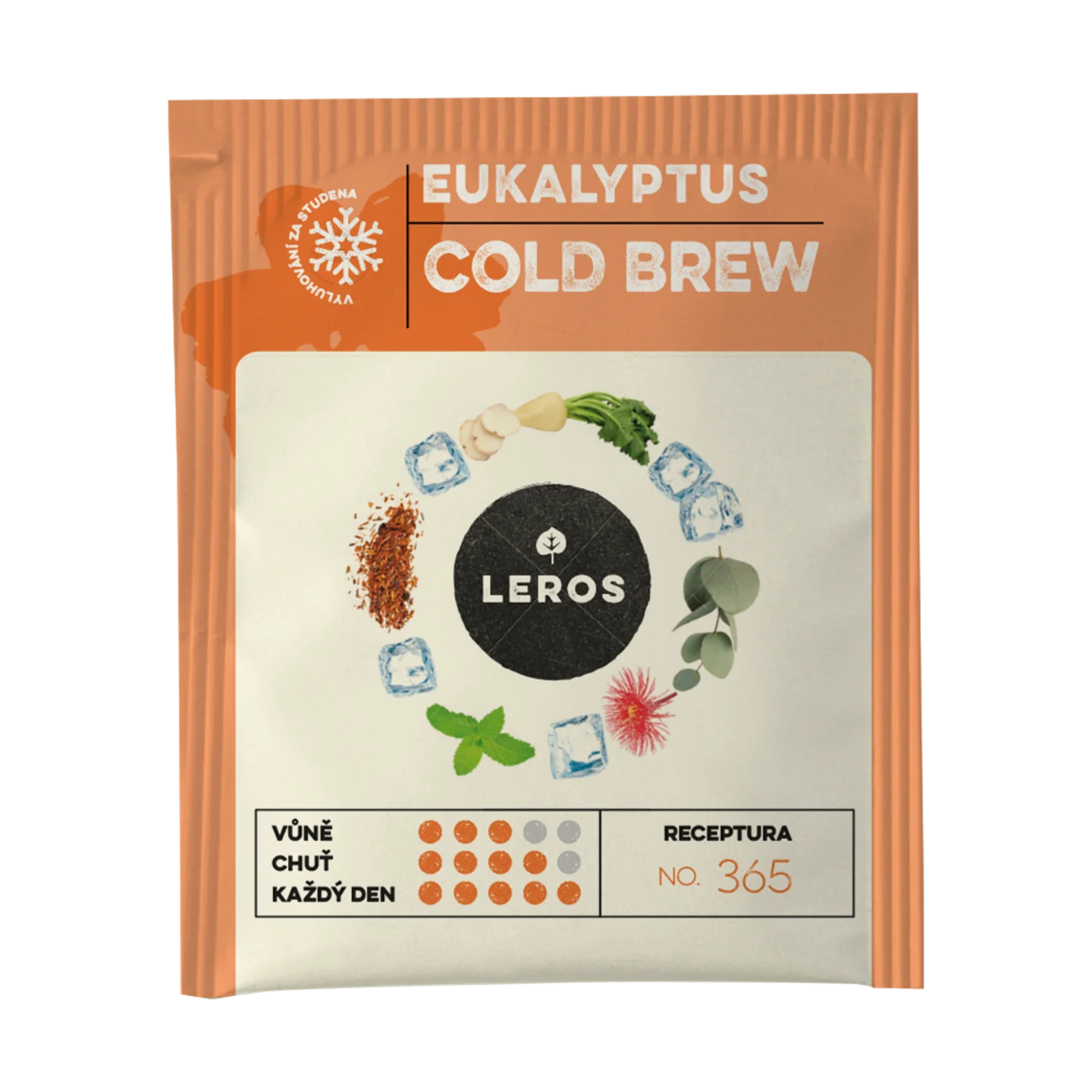 LEROS Zeliščna mešanica Eukaliptus Cold Brew - čajne vrečke (20 x 1,8 g) - za pripravo ledenega čaja