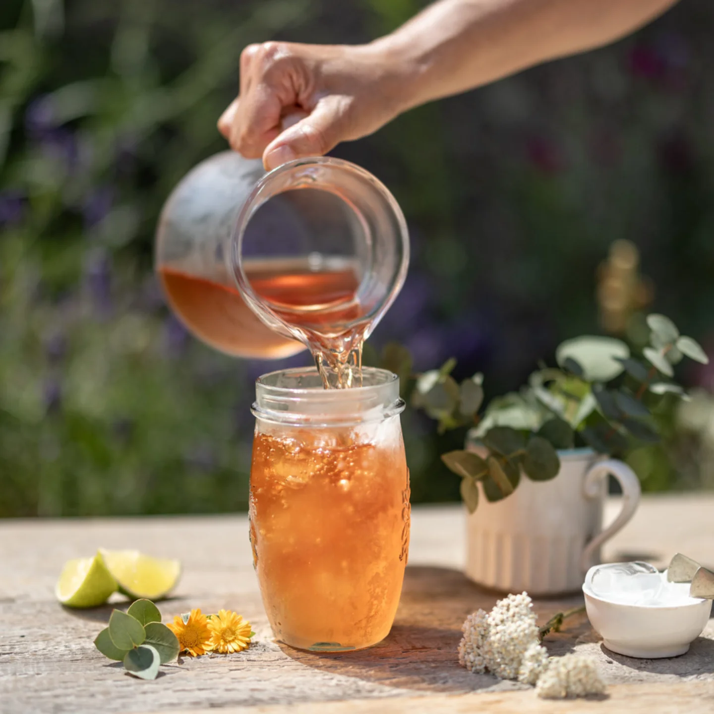 LEROS Zeliščna mešanica Eukaliptus Cold Brew - čajne vrečke (20 x 1,8 g) - za pripravo ledenega čaja