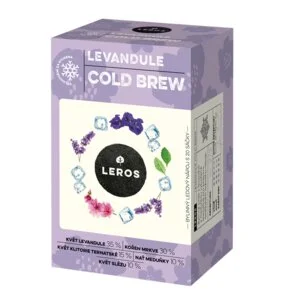 LEROS Zeliščna mešanica Sivka Cold Brew - filter vrečke (20 x 1,2 g) - za pripravo ledenega čaja