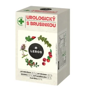 LEROS Zeliščni urološki čaj z brusnico - filter vrečke (20 x 1,5 g) - podpira zdravje sečil