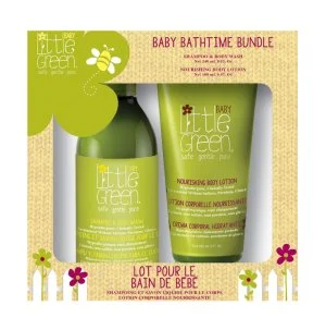Little Green BABY Bathtime Bundle Box darilni set za otroke +180 ml
