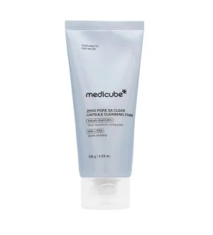 Medicube Zero Pore Capsule Cleansing Foam pena za globinsko čiščenje por s kapsulami eksosomov in AHA-BHA-PHA 120 g
