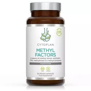 Cytoplan METYL FACTORS - B1 betain B2 B6 folna kislina (L-metilfolat) vitamin B12 in cink, 60 kapsul