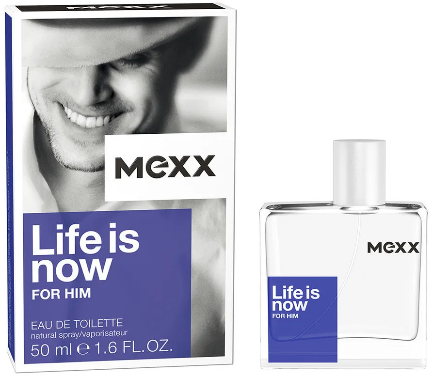 Mexx Life Is Now For Him toaletna voda za moške 50 ml