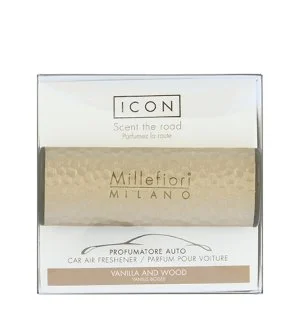 Millefiori Icon Metal Vanilla & Wood dišava za avto