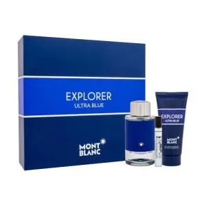 Montblanc Explorer Ultra Blue EDP 100 ml + EDP MINI 7,5 ml + SG za telo in lase 100 ml M