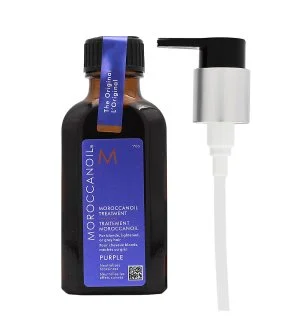 Moroccanoil Treatment Purple olje za lase za blond, posvetljene ali srebrne lase