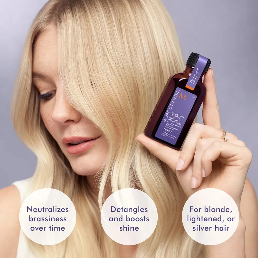 Treatment Purple olje za lase za blond, posvetljene ali srebrne lase 50 ml
