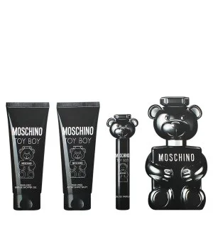 Moschino Toy Boy darilni set 100 ml + balzam po britju 100 ml + gel za prhanje 100 ml + parfumska voda za moške