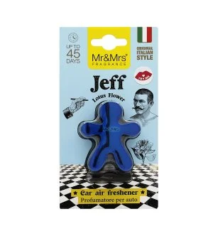 Mr&Mrs Fragrance Jeff Chrome Lotus Flowers dišava za avto modra