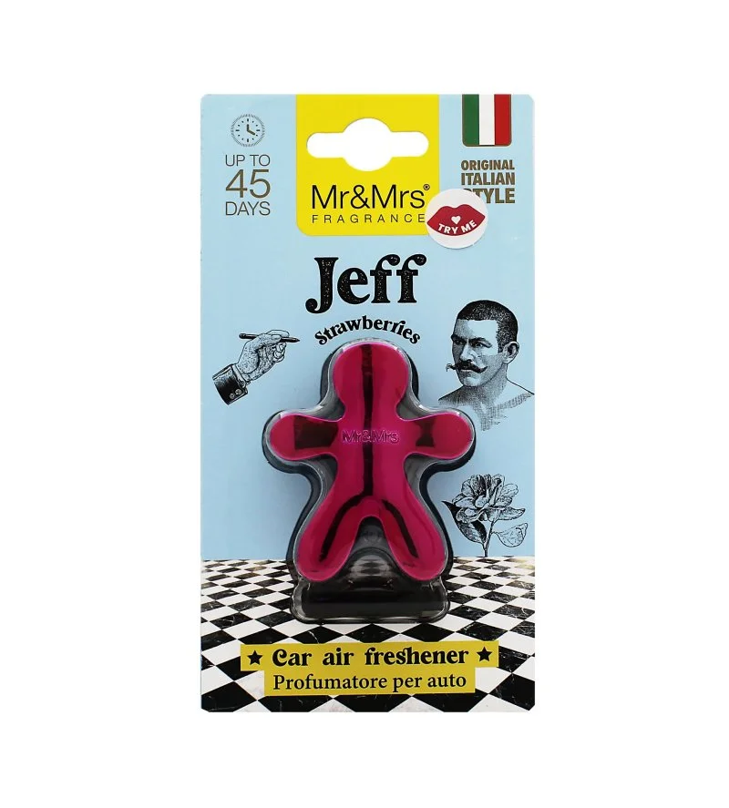 Jeff Chrome Strawberries dišava za avto fuksija