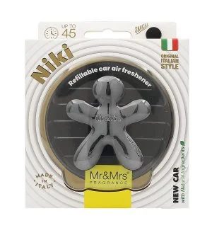 Mr&Mrs Fragrance Niki Titanium Chrome Nov avto dišava za avto