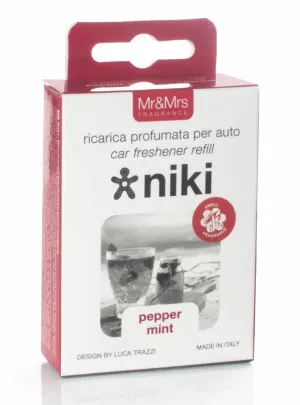 Mr&Mrs Fragrance Niki Pepper Mint polnilo za avto 1 kos