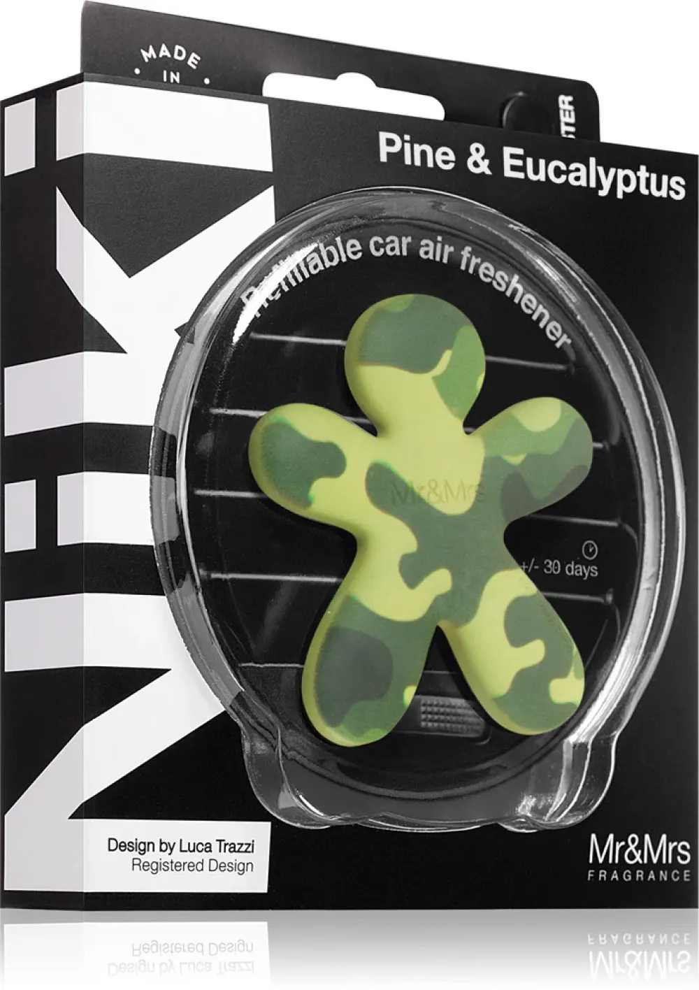 Niki Pine & Eucalyptus Dišava za avto Mr&Mrs Fragrance Niki Pine & Eucalyptus Vůně do auta