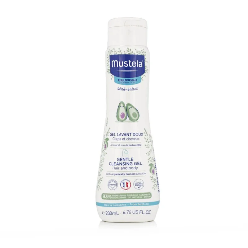 Bébé Nežen čistilni gel za lase in telo 200 ml
