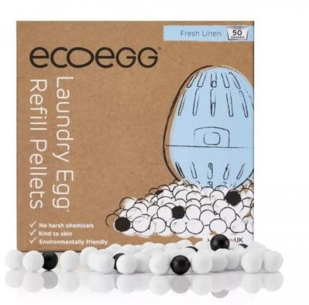 Ecoegg Jajčni vložek za pranje - 50 pranj Svež bombaž