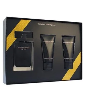 Narciso Rodriguez For Her darilni set 50 ml + losjon za telo 50 ml + gel za prhanje toaletna voda za ženske