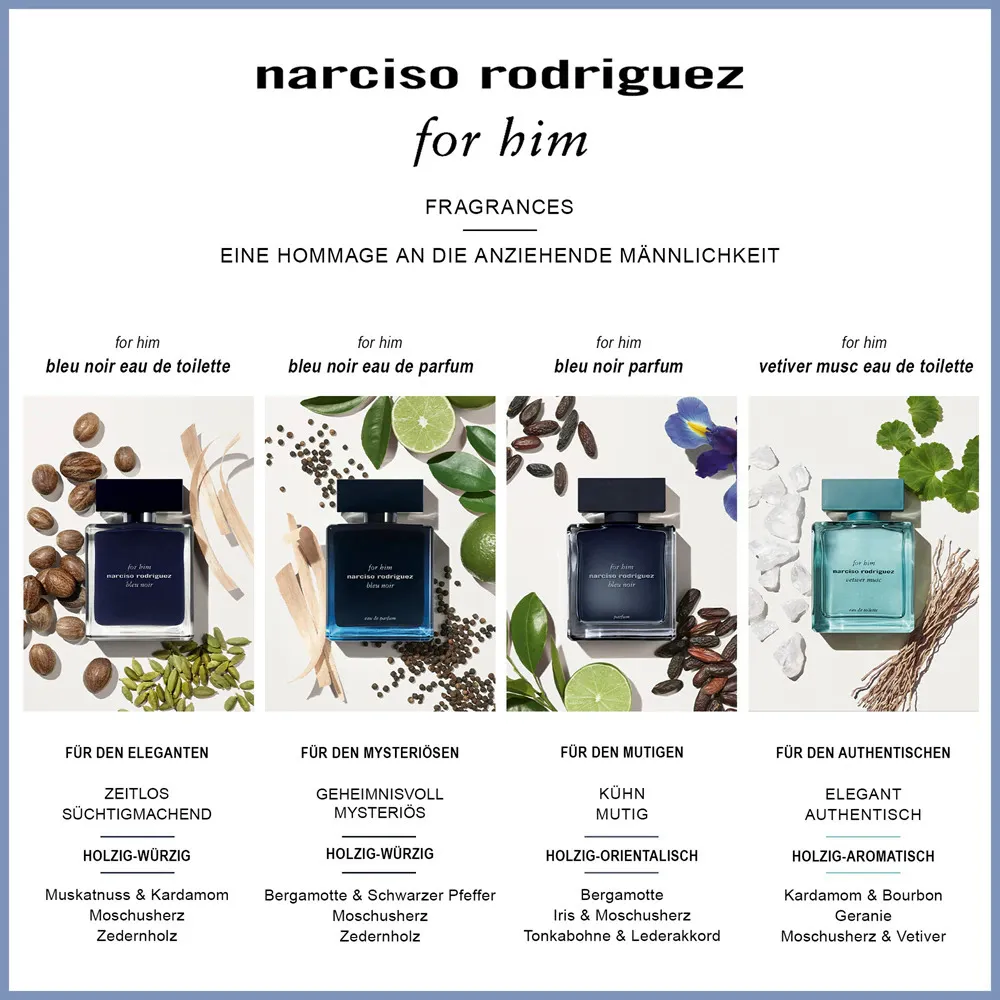 For Him Bleu Noir parfumska voda za moške 100 ml