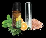 Natasha Aroma set z inhalatorjem - Jasna misel - sveža pomaranča, poprova meta in rožmarin