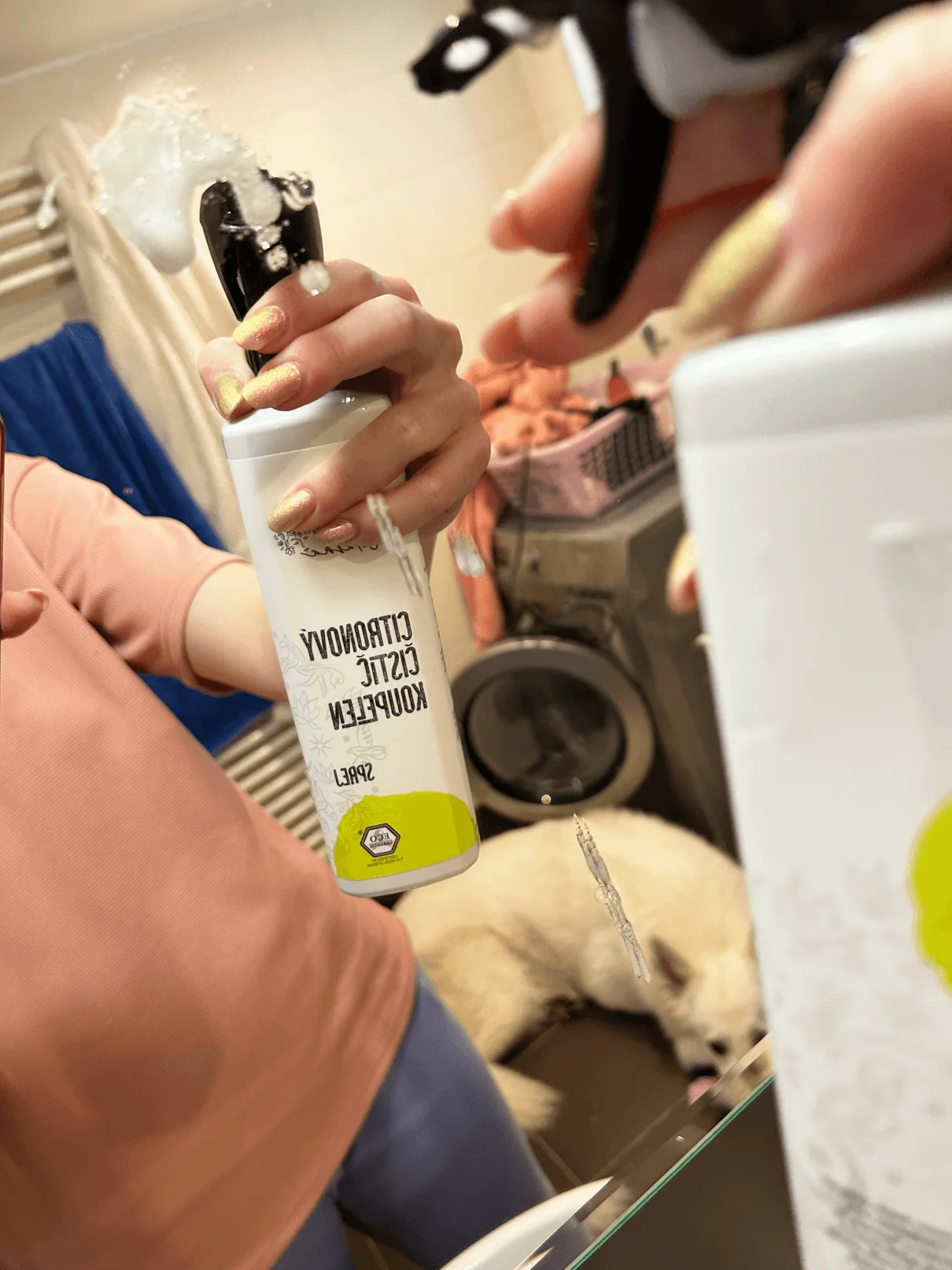 Natasha Limonino čistilo za kopalnice - pršilo (500 ml) - primerno za gospodinjstva s trdo vodo