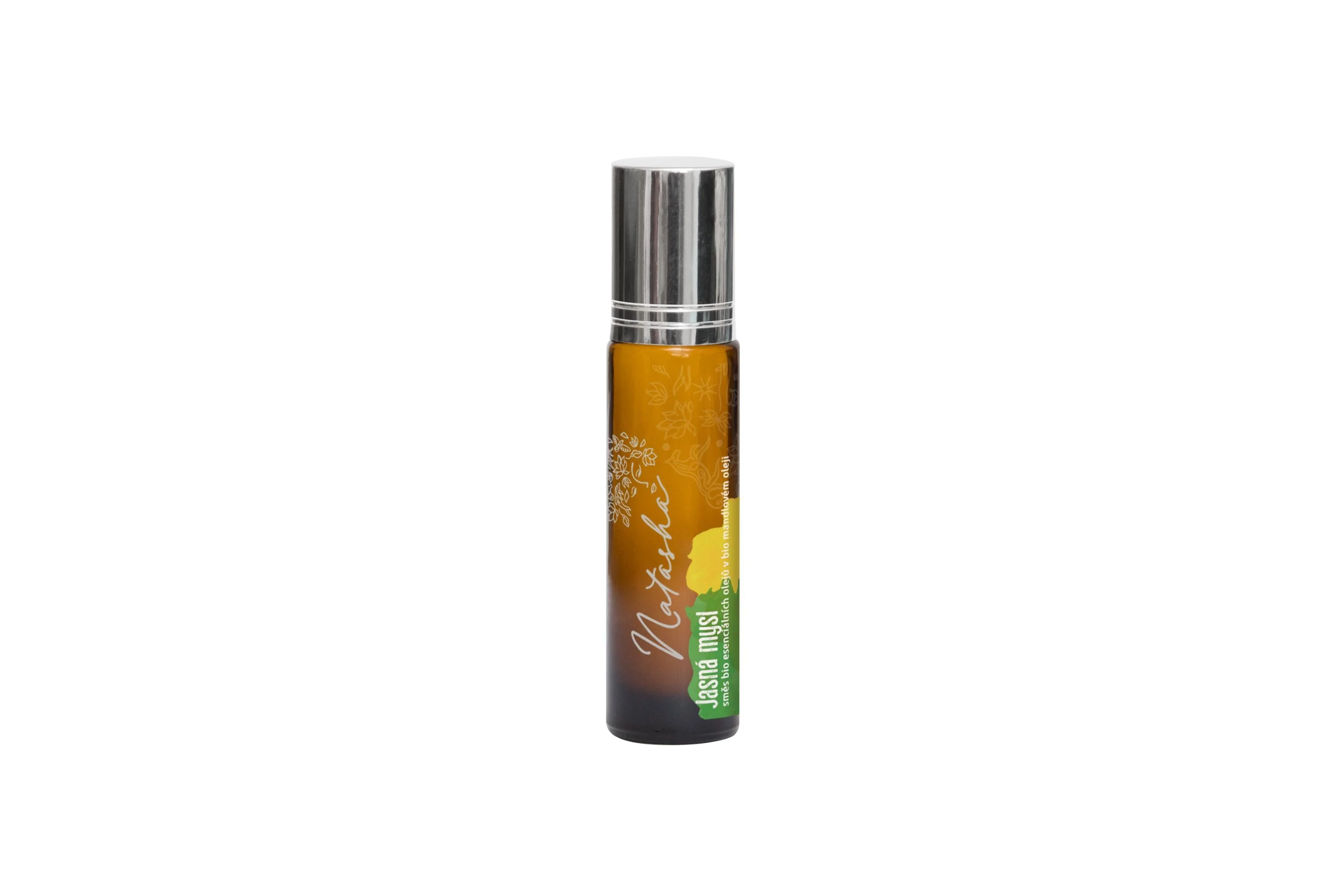 Natasha Roll-on Mešanica eteričnih olj - Jasen um (10 ml) - poživitev kadarkoli in kjerkoli