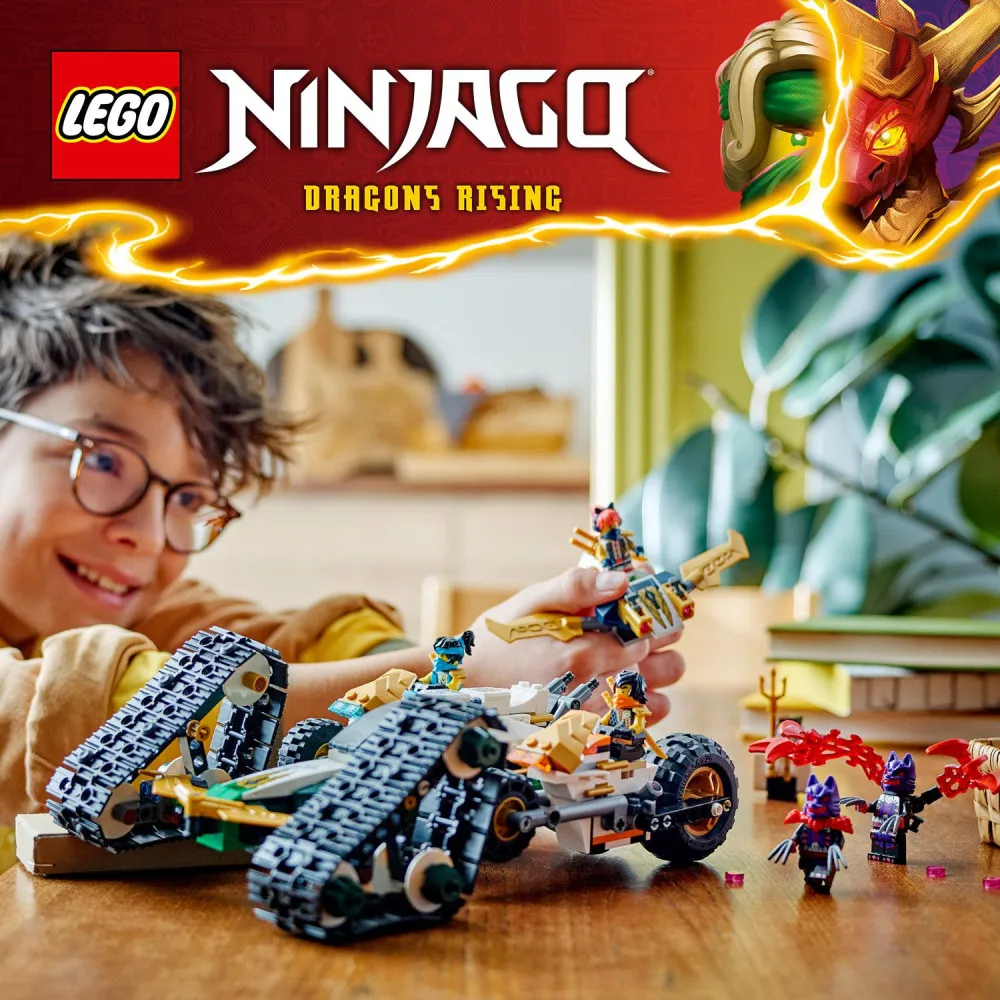 NINJAGO® 71820 Ekipa nindž in kombo vozilo