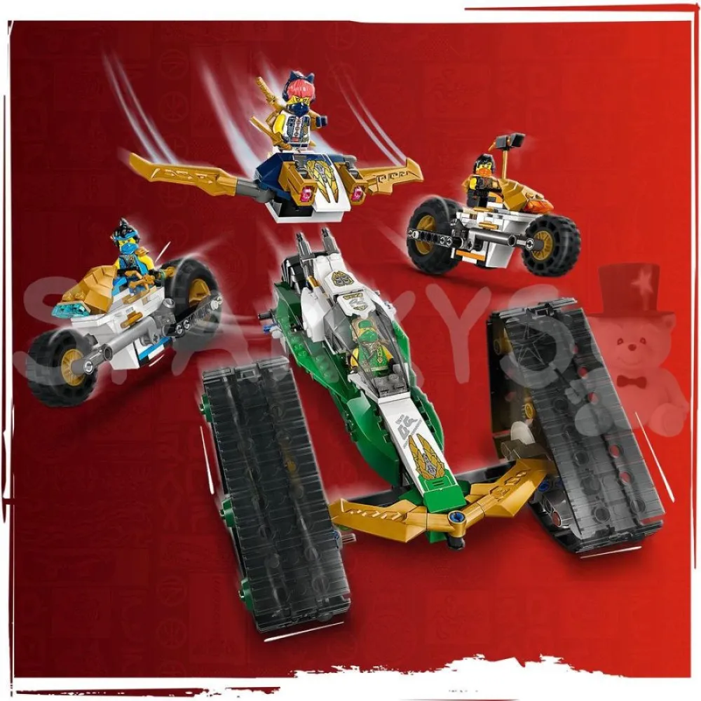 NINJAGO® 71820 Ekipa nindž in kombo vozilo
