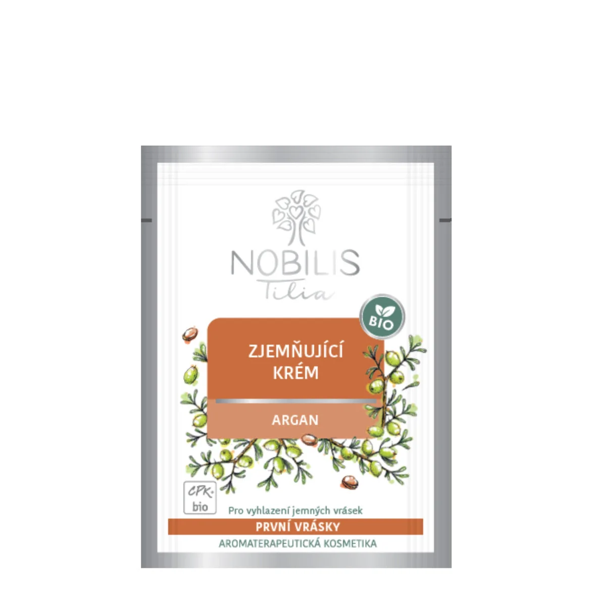 Nobilis Tilia Mehčalna krema Argan BIO 2 ml - vzorec - exp. 06/2026 - dodatna porcija vitalnosti