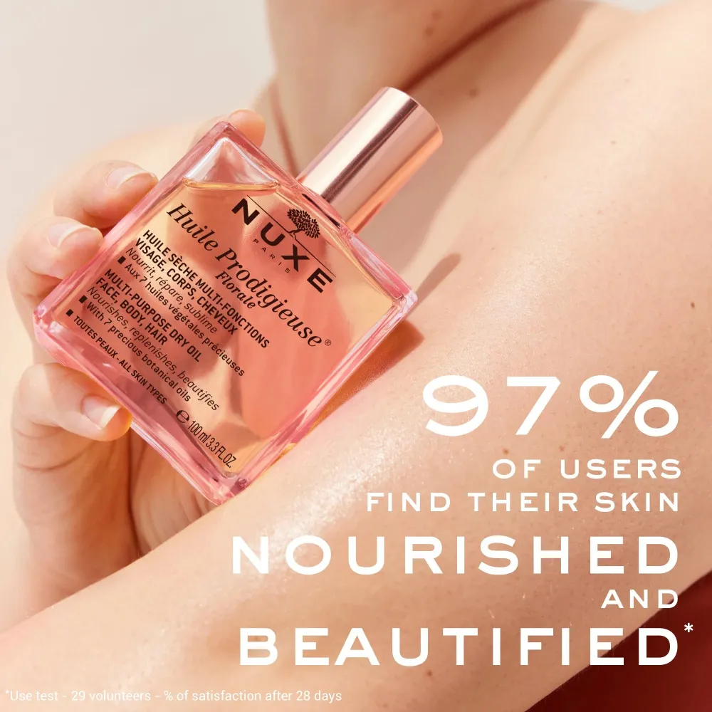 Huile Prodigieuse Florale večnamensko suho olje za obraz, telo in lase 100 ml