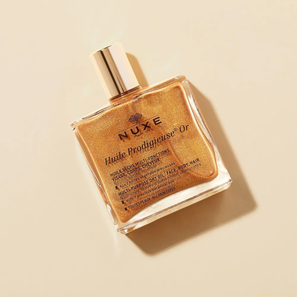 Huile Prodigieuse Or večnamensko bleščeče suho olje za obraz, telo in lase 100 ml