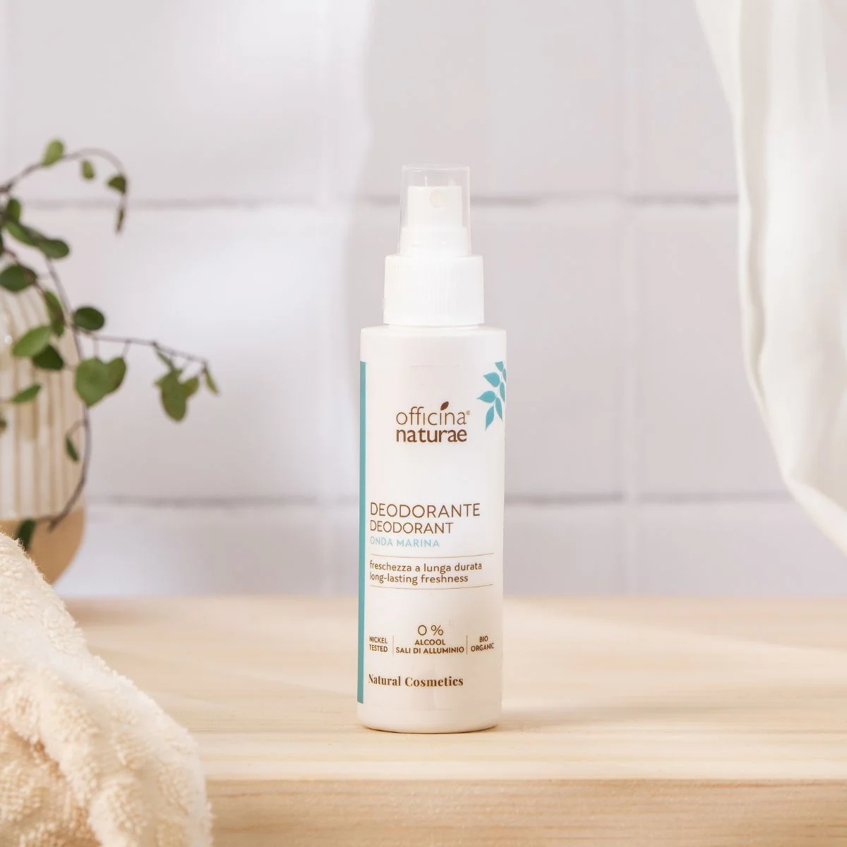 Officina Naturae Dezodorant v spreju - Sea Wave (100 ml) - nevtralizira neprijeten vonj in zagotavlja svež vonj