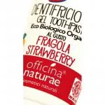 Officina Naturae Otroška zobna pasta - jagoda BIO (75 ml) - brez fluora