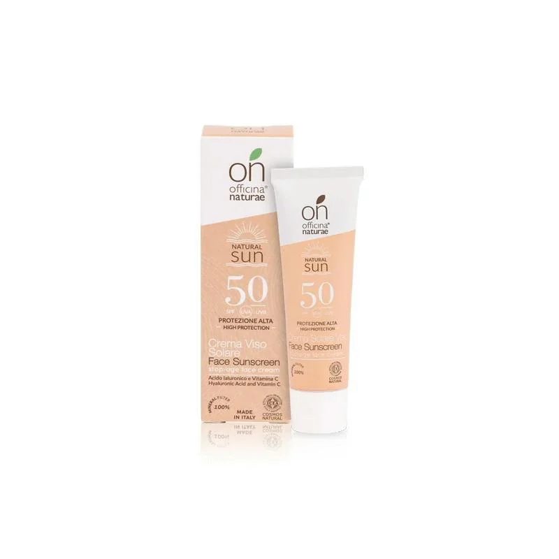 Officina Naturae Krema za sončenje za obraz SPF 50 - učvrstitvena (30 ml) - za vse tipe kože