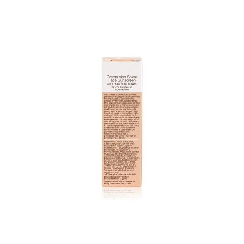 Officina Naturae Krema za sončenje za obraz SPF 50 - učvrstitvena (30 ml) - za vse tipe kože