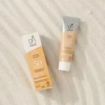 Officina Naturae Krema za sončenje za obraz SPF 50 - učvrstitvena (30 ml) - za vse tipe kože