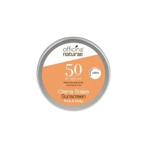 Officina Naturae Krema za sončenje SPF 50 v kovinski posodici (75 ml) - brez dišav