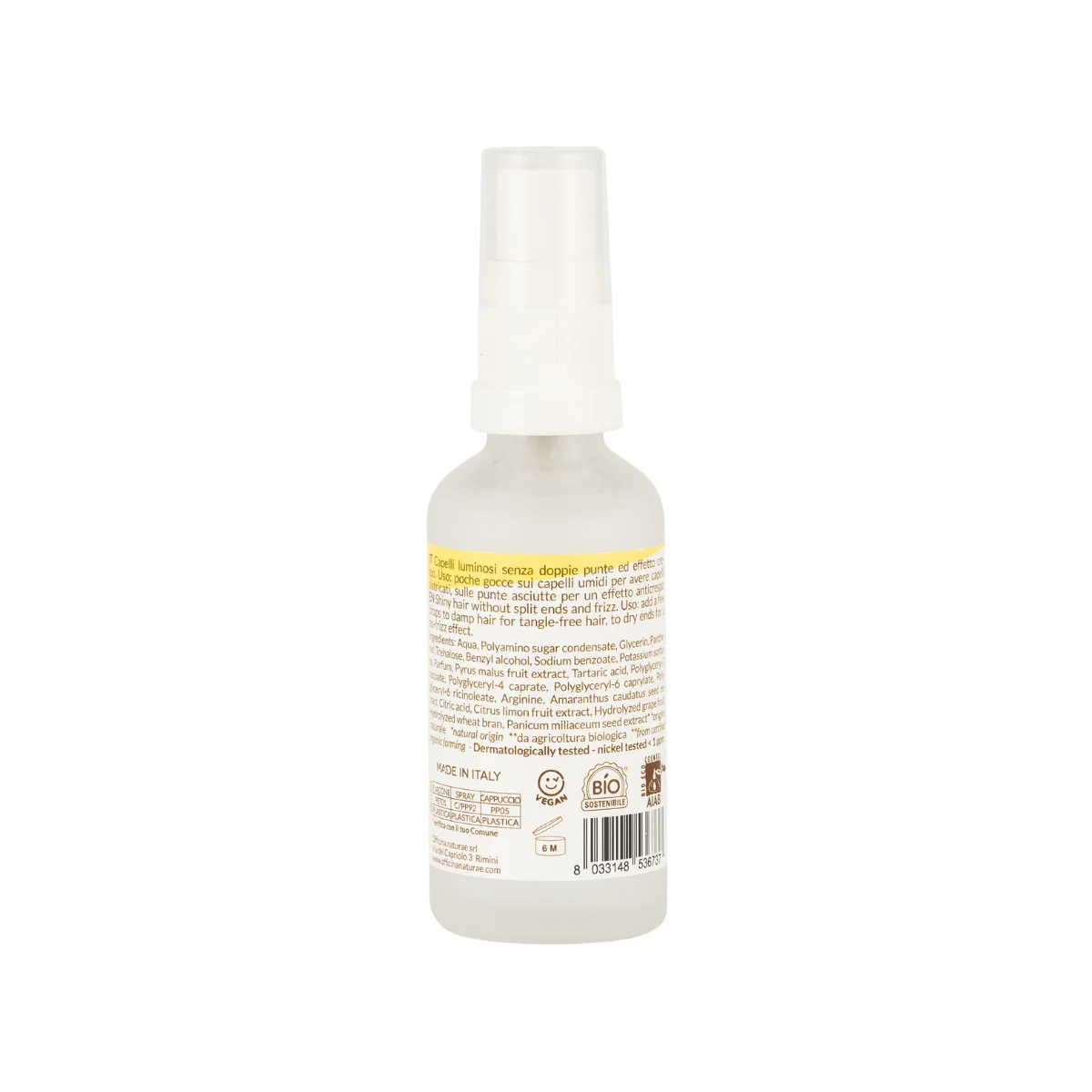 Officina Naturae Tekoči kristali za sijoče in svilnate lase (50 ml) - odpravljajo razcepljene konice in krepavost