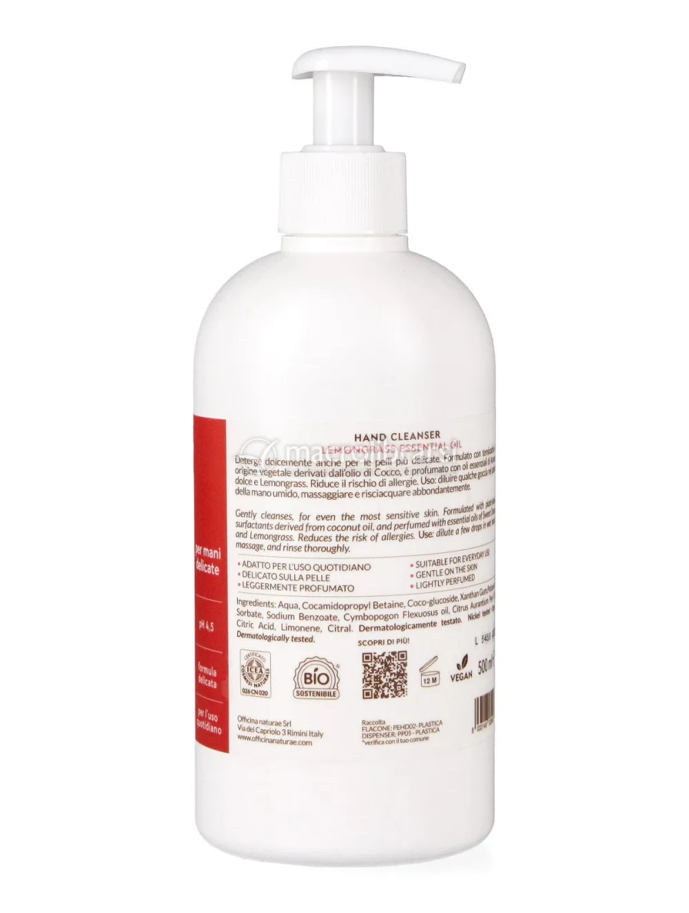 Officina Naturae Natú tekoče milo za roke (500 ml)
