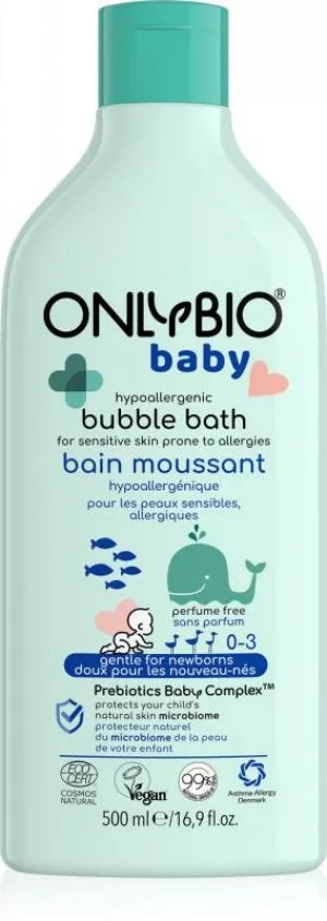 OnlyBio Hipoalergena pena za kopel za dojenčke (500 ml)