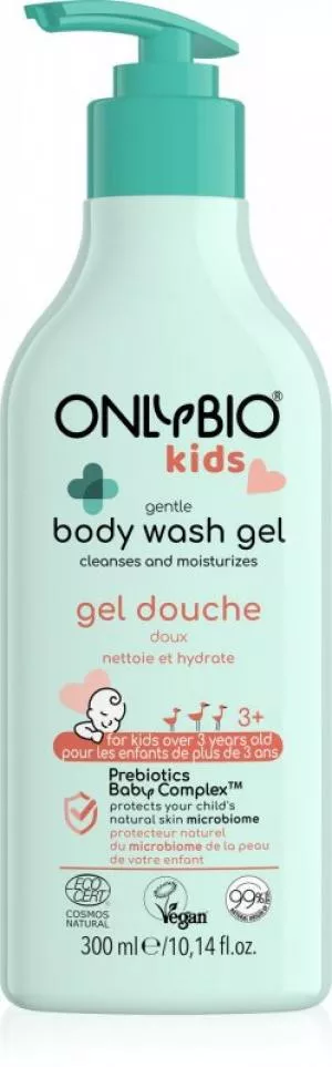 OnlyBio Nežen pralni gel za otroke od 3. leta starosti (300 ml) - z nežnim vonjem