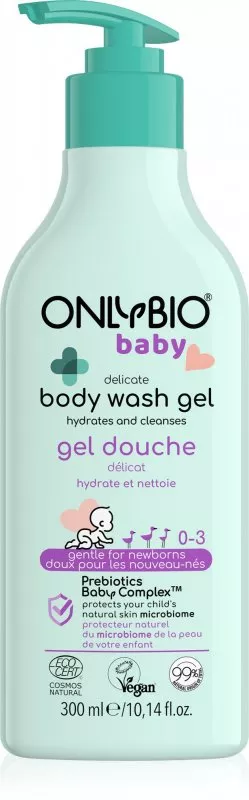 OnlyBio Nežno umivanje za dojenčke (300 ml) - primerno od rojstva