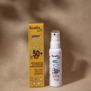 Solar Tea Pršilo za zaščito pred soncem za otroke SPF 50 (100 ml) brez parfuma