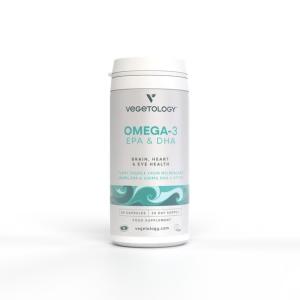 Vegetology Opti3 Omega-3 EPA & DHA z vitaminom D 60 kapsul
